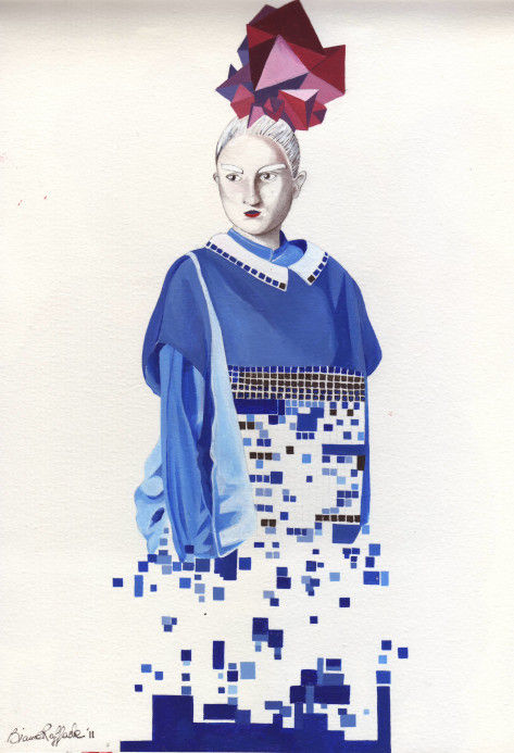 Fashion Illustration Nr. 45 by Bianca Raffaela