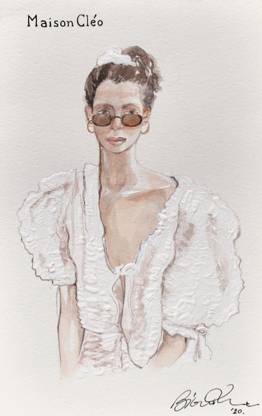 Maison Cleo 1 - Fashion Illustration by Bianca Raffaela